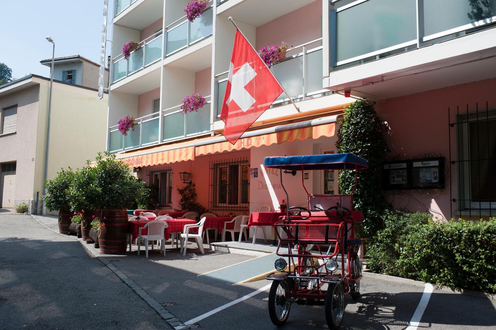 Hotel Dischma - Free Bus And Train Ticket Lugano Exterior foto